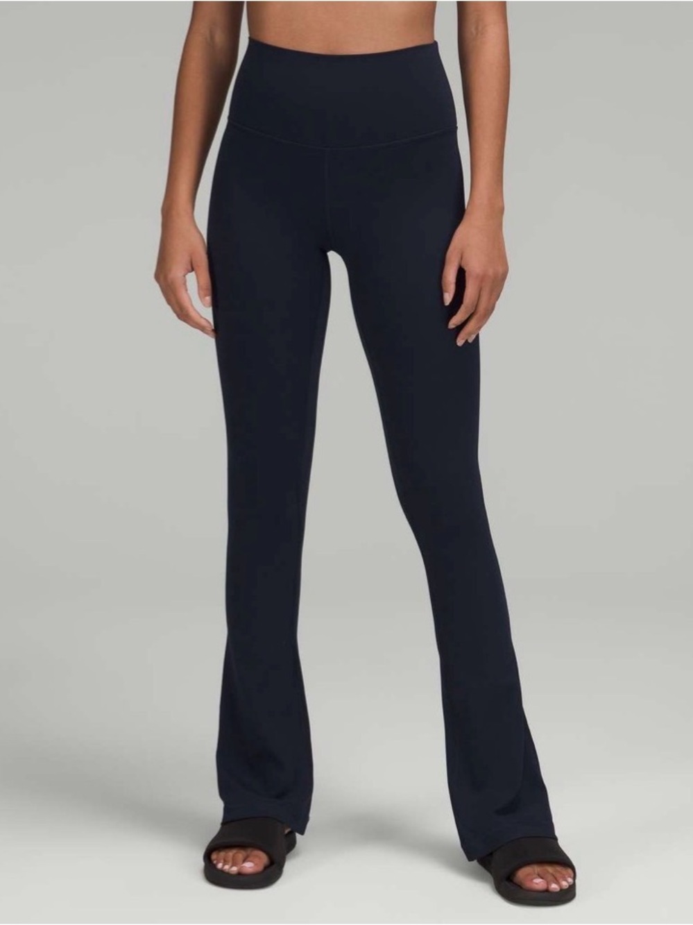 NWT Lululemon Align High-Rise Mini-Flared Pant 32"- True Navy- Size 4